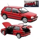 NOREV 1/18 1996 volkswagen golf gti, flash red