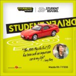 Tarmac Works 1:64 Mazda RX-7 Student Diver FD3S Red - Image 2
