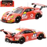Tarmac 1/64 2018 porsche 911 gt3 r #2 m. bockmann/s. jans/l. luhr/j-e. slooten nurburgring 24h, red
