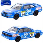 Tarmac 1/64 1989 toyota corolla levin ae92 #34 spa 24h, blue