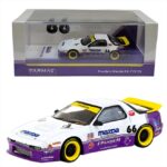 Tarmac 1/64 pandem mazda rx7 fc3s, white/purple