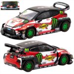 Tarmac 1/64 pandem yaris #87 drift, black/red