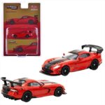 Tarmac 1/64 dodge viper acr extreme, red