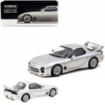 Tarmac 1/64 mazda rx7 fd3s mazdaspeed a-spec, silver metallic