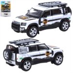Tarmac 1/64 *trek edition* land rover defender 110, white/black