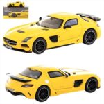 Tarmac 1/64 mercedes benz sls amg coupe black series, yellow metallic