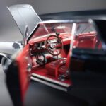 Acme Diecast 1/18 1965 chevrolet malibu z16, black with red interior - Image 4