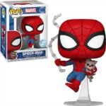 Funko Pop! Marvel-Spider-Man with Sandwich Dog Special Edition #1449 Booble Head Spiderman