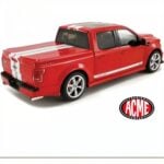 Acme Diecast 1/18 2017 shelby f-150 super snake pick-up, red with white stripes - Image 2