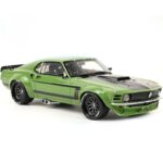 Acme Diecast 1/18 1970 ford mustang widebody by ruffian, green/black/red