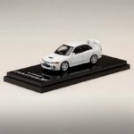 Hobby Japan 1/64 mitsubishi lancer gsr evolution iv cn9a custom version, scortia white