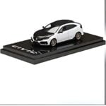 Hobby Japan 1/64 honda civic hatchback fk7 customized version, carbon bonnet white orchid pearl