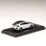 Hobby Japan 1/64 honda civic hatchback fk7 customized version, carbon bonnet white orchid pearl - Image 2