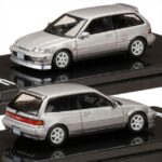 Hobby Japan 1/64 honda civic ef9 sir ii customized version, grey metallic - Image 2