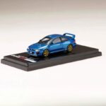 Hobby Japan 1/64 lhd subaru impreza 22b sti version gc8 *rally base car*, blue