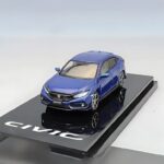 Hobby Japan 1/64 2020 honda civic h/b fk7, obsidian blue pearl