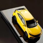 Hobby Japan 1/64 2020 honda civic h/b fk7 customized version, yellow customized color - Image 3