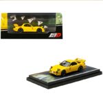 Hobby Japan 1/64 mazda rx-7 fd3s *red suns* intial d with takumi fujiwara and keisuke takahashi figu