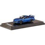 Hobby Japan 1/64 efini rx-7 fd3s a-spec gt wing mazda speed closed headlights, innocent blue mica