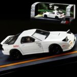 Hobby Japan 1/64 mazda rx-7 fc3s initial d vs kyoichi sudowith ryosuke takahashi figure, white - Image 2