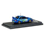 Hobby Japan 1/64 1997 subaru impreza wrc #4 monte carlo, blue/yellow - Image 3