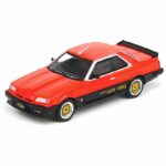 Inno Models 1:64  nissan  skyline 2000 turbo rs-x dr30, red/black with gold rims