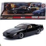 JADA 1/24 #30086 1982 pontiac firebird knightrider kitt with working lights on the front hood, black
