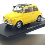 KK Scale 1/12 1968 fiat 500 f custom, yellow