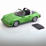 KK Scale 1/18 1977 porsche 911 carrera 3.0 targa with removable targa roof, green - Image 2