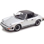 KK Scale 1/18 1983 porsche 911 sc targa with extra hardtop, silver