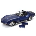 KK Scale 1/18 1972 chevrolet corvette c3, blue metallic - Image 2