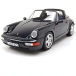 Norev 1/18 1991 porsche 911 carrera 4 targa, dark blue