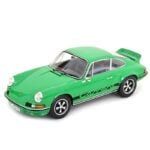 Norev 1/18 1973 porsche 911 rs, green with black deco