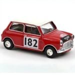 Norev 1/54 1964 mini cooper s #182, red