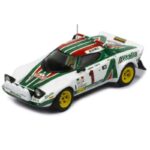 Ixo Models 1/43 Lancia STRATOS HF #1 MUNARI/MAIGA WINNER RALLY MONTE CARLO 1977 + FIGUREN