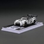 Tarmac 1/64 nissan gt-r nismo gt3 legion of racers 2022 moon equipped, white/black