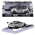 Tarmac 1/64 nissan gt-r nismo gt3 legion of racers 2022 moon equipped, white/black - Image 2