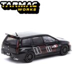 Tarmac 1/64 mitsubishi lancer evolution wagon ralliart, black - Image 2