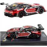 Tarmac 1/64 2021 mercedes-amg gt3 craft-bamboo racing #95 darryl oyoung macau gt cup race 1, red/bla