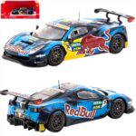 Tarmac 1/64 2021 ferrari 488 gt3 #30 liam lawson winner dtm monza race 1, blue/black/yellow