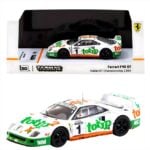 Tarmac 1/64 1994 ferrari f40 gt #1 italian championship *totip*, white/green/orange