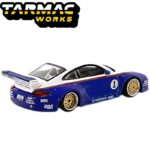 Tarmac 1/64 old  new porsche 997, blue/white - Image 2
