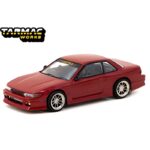 Tarmac 1/64 vertex nissan silvia s13, red metallic