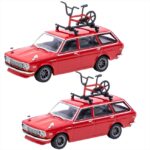 Tarmac 1/64 datsun bluebird 510 wagon, red