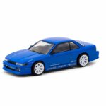 Tarmac 1/64 vertex nissan silvia s13 *toyo tires*, blue metallic