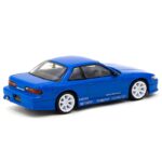 Tarmac 1/64 vertex nissan silvia s13 *toyo tires*, blue metallic - Image 2