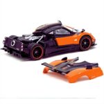 Tarmac 1/64 pagani zonda cinque arancio saint tropez, orange/black - Image 2
