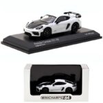 Tarmac 1/64 porsche cayman gt4 rs grigiocam povolo, white #643062007