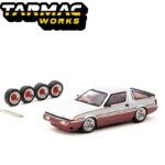 Tarmac 1/64 mitsubishi starion, silver/dark red