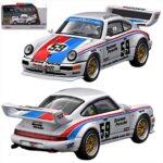 Tarmac 1/64 1993 porsche 911 turbo s lm gt #59 12h sebring, white/blue/red